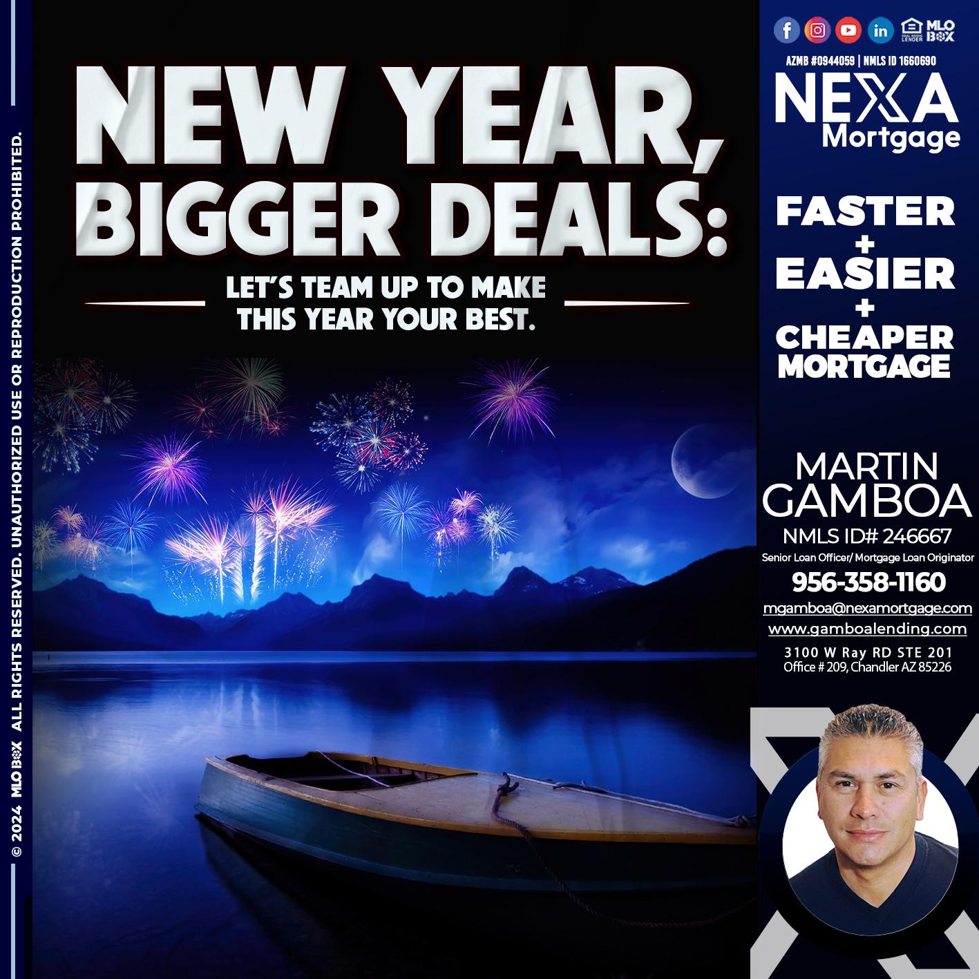 NEW YEAR - Martin Gamboa -Senior Loan Officer / Mortgage Loan Originator