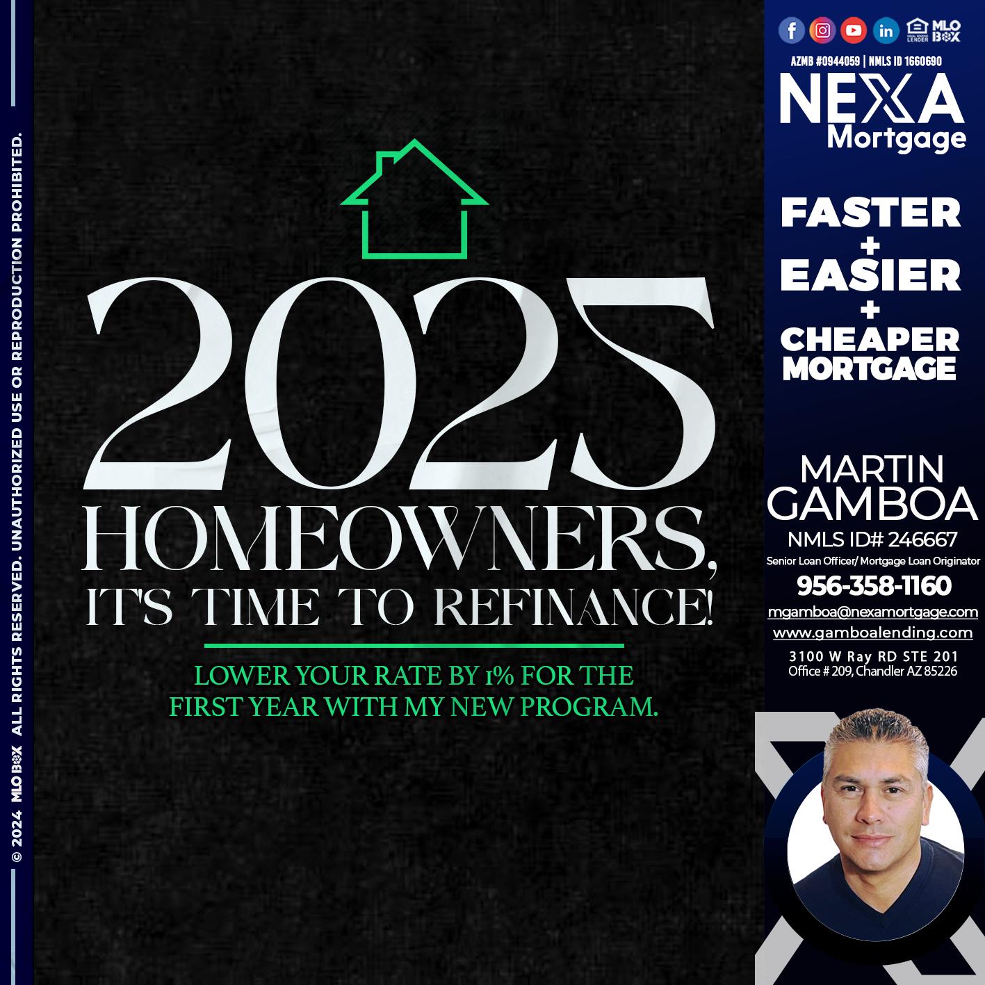 2025 HOMEOWNERSHIP - Martin Gamboa -Senior Loan Officer / Mortgage Loan Originator