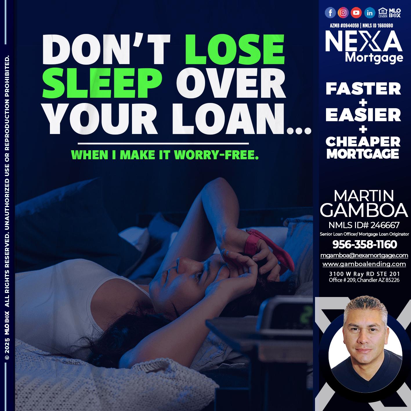 DONT LOSE - Martin Gamboa -Senior Loan Officer / Mortgage Loan Originator