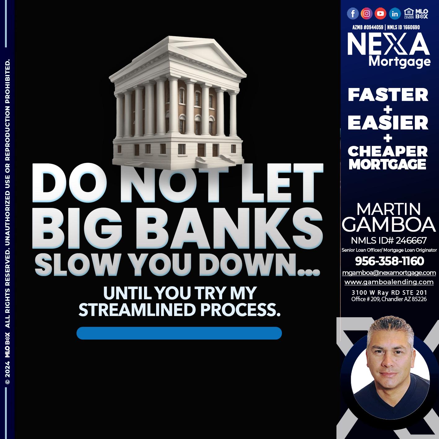 do not let - Martin Gamboa -Senior Loan Officer / Mortgage Loan Originator