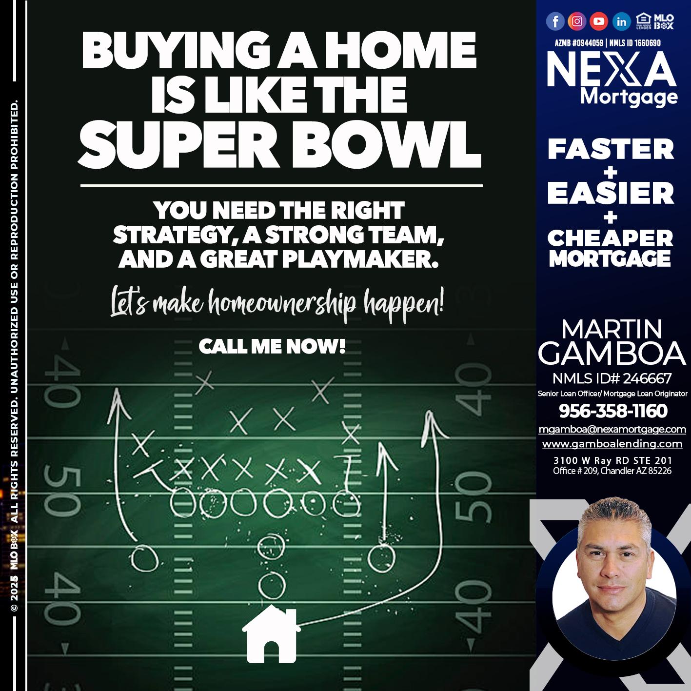 BUYING A HOME - Martin Gamboa -Senior Loan Officer / Mortgage Loan Originator